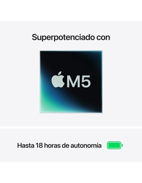 Apple MacBook Air 13" M5 chip 10‑core CPU 10‑core GPU, 24GB, 1TB SSD - Azul cielo