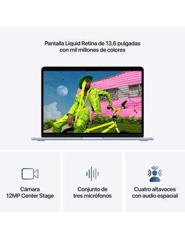 Apple MacBook Air 13" M5 chip 10‑core CPU 10‑core GPU, 24GB, 1TB SSD - Azul cielo