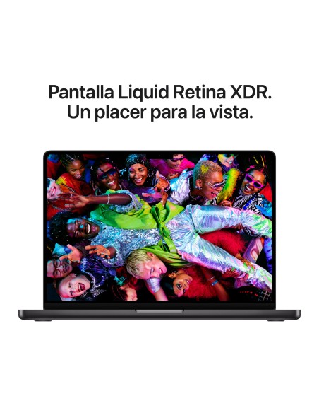 Apple MacBook Pro 14" M5 Pro chip 15‑core CPU 16‑core GPU, 24GB, 2TB SSD - Negro espacial