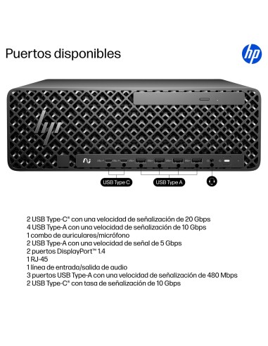HP Z2 SFF G1i Workstation Desktop PC Wolf Pro Security Edition Intel Core Ultra 7 265 48 GB DDR5-SDRAM 1 TB SSD NVIDIA RTX A400