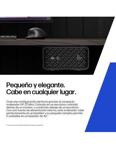 HP None Copilot+ PC AMD Ryzen AI Max PRO 390 32 GB LPDDR5x-SDRAM 1 TB SSD Windows 11 Pro Mini PC Puesto de trabajo AI