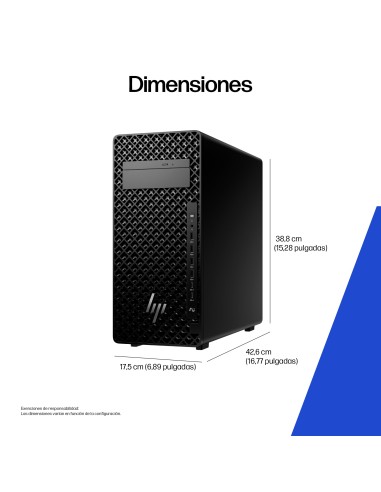 HP None Intel Core Ultra 9 285 64 GB DDR5-SDRAM 1 TB SSD Windows 11 Pro Torre Puesto de trabajo AI Workstation, AI PC Negro