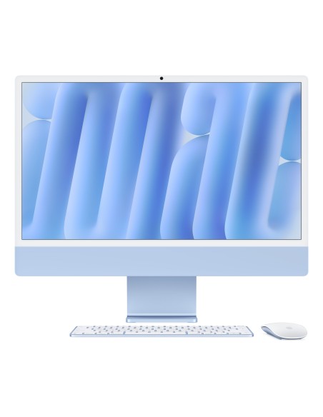 Apple iMac Apple M M4 59,7 cm (23.5") 4480 x 2520 Pixeles PC todo en uno 24 GB 512 GB SSD macOS Sequoia Wi-Fi 6E (802.11ax) Azul
