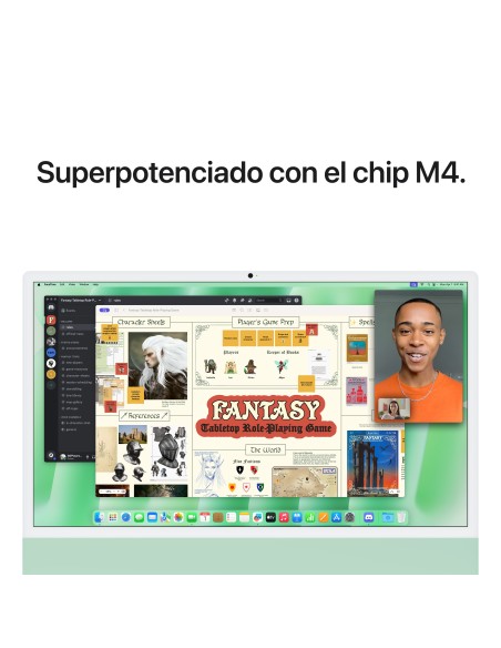 Apple iMac Apple M M4 59,7 cm (23.5") 4480 x 2520 Pixeles PC todo en uno 16 GB 256 GB SSD macOS Sequoia Wi-Fi 6E (802.11ax)