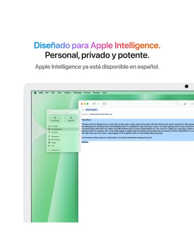 Apple iMac Apple M M4 59,7 cm (23.5") 4480 x 2520 Pixeles PC todo en uno 16 GB 512 GB SSD macOS Sequoia Wi-Fi 6E (802.11ax)