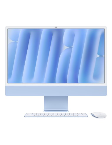 Apple iMac Apple M M4 59,7 cm (23.5") 4480 x 2520 Pixeles PC todo en uno 16 GB 512 GB SSD macOS Sequoia Wi-Fi 6E (802.11ax) Azul