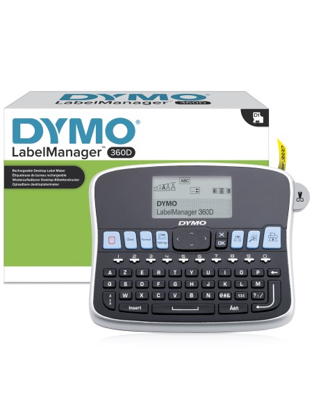 DYMO LabelManager 360D Etiquetadora | Impresora de etiquetas portable con teclado QWERTY
