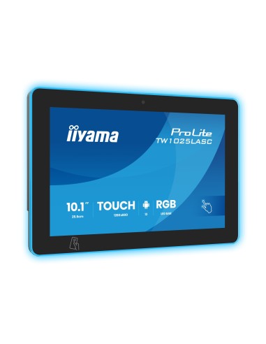 iiyama ProLite TW1025LASC-B3PNR pantalla para PC 25,6 cm (10.1") 1280 x 800 Pixeles WXGA LED Pantalla táctil Multi-usuario Negro