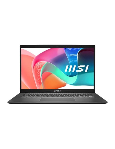 "MSI PORTATIL MODERN 14 F13MG-415ES. 14"" FHD (1920*1080), 60HZ IPS.  I5-1334U. INTEL UHD GRAPHICS. DDR IV 8GB*2. 512GB NVME