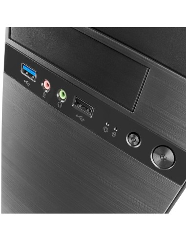 Tacens Anima Anima AC4500 - Caja de Ordenador de Sobremesa (MicroATX   Mini-ITX Minitorre + PSU 500W)