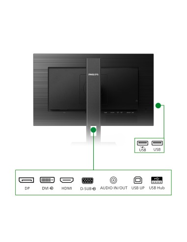 Philips B Line 272B1G 00 pantalla para PC 68,6 cm (27") 1920 x 1080 Pixeles Full HD LED Negro