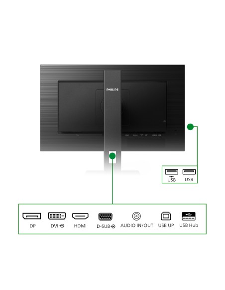 Philips B Line 272B1G 00 pantalla para PC 68,6 cm (27") 1920 x 1080 Pixeles Full HD LED Negro