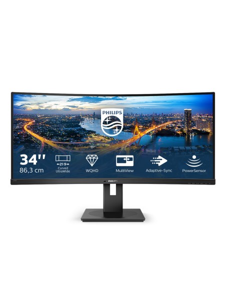 Philips B Line 345B1C 00 pantalla para PC 86,4 cm (34") 3440 x 1440 Pixeles Quad HD LCD Negro