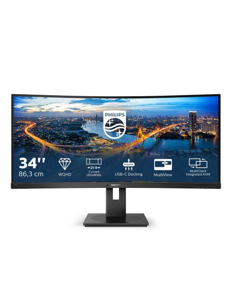 Philips B Line 346B1C 00 pantalla para PC 86,4 cm (34") 3440 x 1440 Pixeles Quad HD LCD Negro