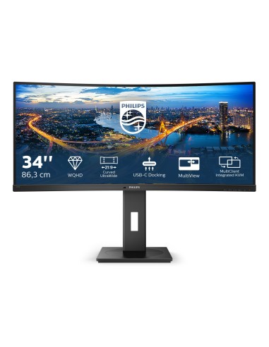 Philips B Line 346B1C 00 pantalla para PC 86,4 cm (34") 3440 x 1440 Pixeles Quad HD LCD Negro
