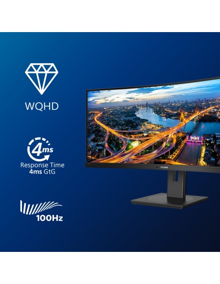 Philips B Line 346B1C 00 pantalla para PC 86,4 cm (34") 3440 x 1440 Pixeles Quad HD LCD Negro