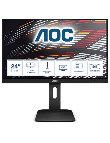 AOC P1 X24P1 pantalla para PC 61 cm (24") 1920 x 1200 Pixeles WUXGA LED Negro
