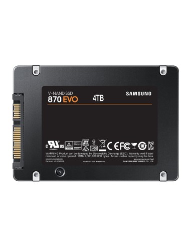 Samsung 870 EVO 4 TB 2.5" Serial ATA III V-NAND MLC