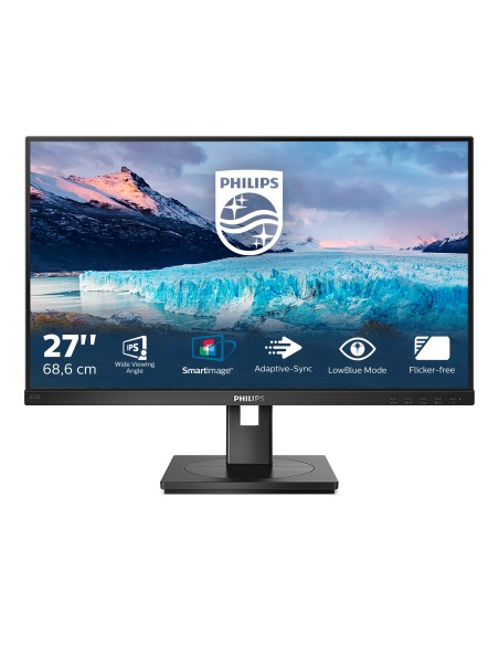 Philips S Line 272S1AE 00 pantalla para PC 68,6 cm (27") 1920 x 1080 Pixeles Full HD LCD Negro