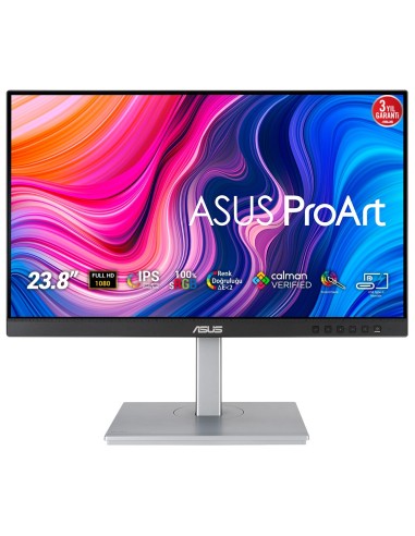 ASUS ProArt PA247CV pantalla para PC 60,5 cm (23.8") 1920 x 1080 Pixeles Full HD LCD Negro, Plata
