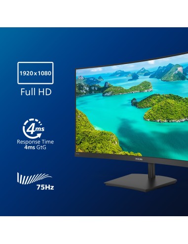 Philips E Line 241E1SC 00 pantalla para PC 59,9 cm (23.6") 1920 x 1080 Pixeles Full HD LED Negro