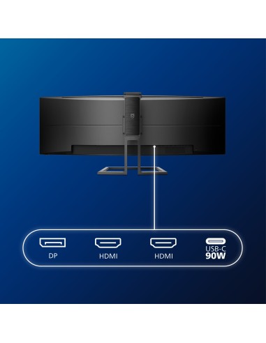 Philips P Line Pantalla LCD curva 32 9 SuperWide 499P9H 00