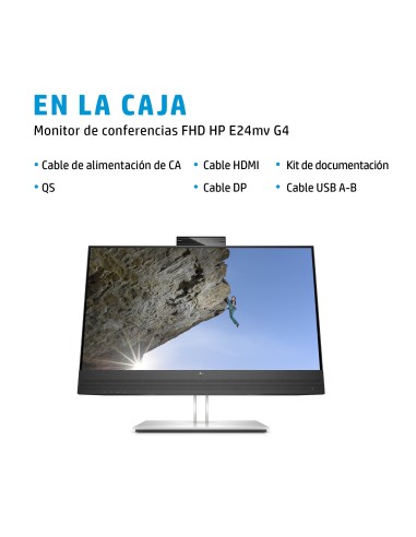 HP Monitor de videoconferencia FHD E24mv G4