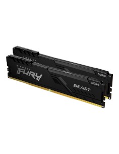 Kingston Technology FURY Beast 32GB 3200MT s DDR4 CL16 DIMM (Kit de 2) Black