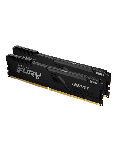 Kingston Technology FURY Beast 64GB 3200MT s DDR4 CL16 DIMM (Kit de 2) Black