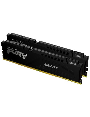 Kingston Technology FURY Beast 32GB 5200MT s DDR5 CL40 DIMM (Kit de 2) Black