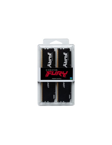 Kingston Technology FURY Beast 32GB 5200MT s DDR5 CL40 DIMM (Kit de 2) Black