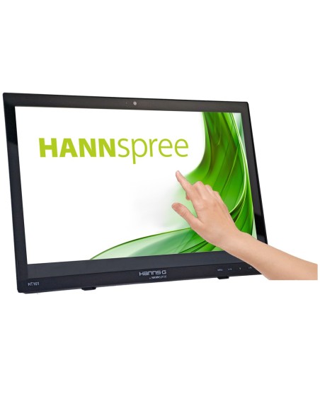 Hannspree HT161HNB pantalla para PC 39,6 cm (15.6") 1366 x 768 Pixeles HD LED Pantalla táctil Mesa Negro
