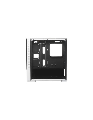 Mars Gaming MCZW, Caja PC Compacta Premium, MicroATX, Panel+Frontal Mesh, Blanco