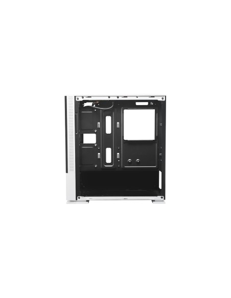 Mars Gaming MCZW, Caja PC Compacta Premium, MicroATX, Panel+Frontal Mesh, Blanco