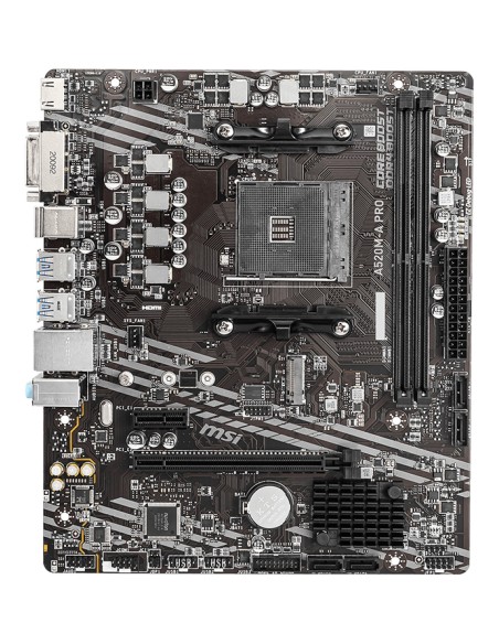 MSI A520M-A PRO placa base AMD A520 Zócalo AM4 micro ATX