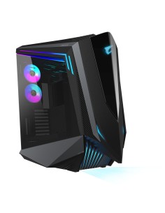 GIGABYTE AORUS C700 GLASS Caja de PC – Torre completa, compatible con hasta E-ATX y radiadores de 420 mm, 5 ventiladores de 120