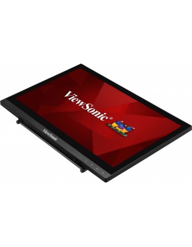 Viewsonic TD1630-3 pantalla para PC 39,6 cm (15.6") 1366 x 768 Pixeles HD LCD Pantalla táctil Multi-usuario Negro