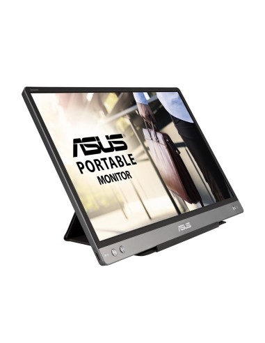 ASUS MB14AC pantalla para PC 35,6 cm (14") 1920 x 1080 Pixeles Full HD Gris
