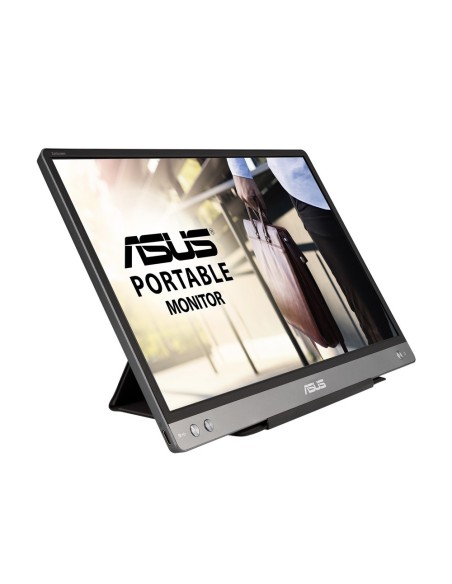 ASUS MB14AC pantalla para PC 35,6 cm (14") 1920 x 1080 Pixeles Full HD Gris