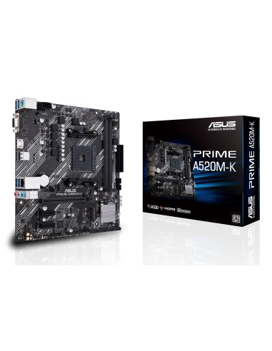 ASUS PRIME A520M-K AMD A520 Zócalo AM4 micro ATX