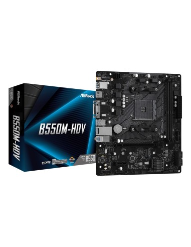 Asrock B550M-HDV AMD B550 Zócalo AM4 micro ATX