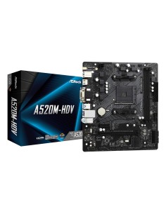 Asrock A520M-HDV AMD A520 Zócalo AM4 micro ATX