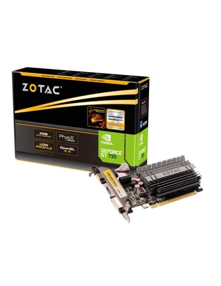 Zotac ZT-71115-20L tarjeta gráfica NVIDIA GeForce GT 730 4 GB GDDR3