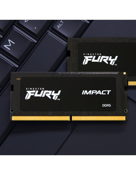 Kingston Technology FURY 16 GB 4800 MT s DDR5 CL38 SODIMM (Kit de 2) Impact