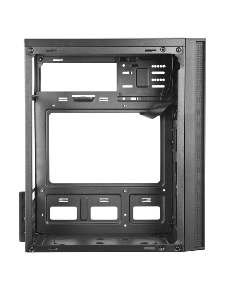 Tacens Anima AC5, Caja Ordenador Compacta Micro ATX, Frontal Malla Refrigeración, USB 3.0, Negro