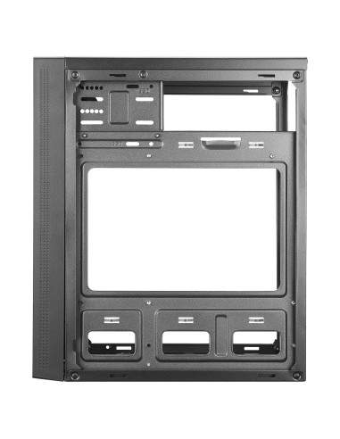 Tacens Anima AC5500, Caja Ordenador Compacta Micro ATX, Frontal Malla Refrigeración, Fuente Alimentación 500W, USB 3.0, Negro