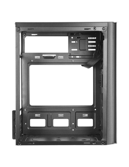 Tacens Anima AC6, Caja Ordenador Compacta Micro ATX, Frontal Malla Refrigeración, USB 3.0, Negro