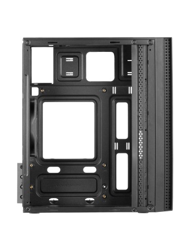 Tacens Anima ACX, Caja Mini Torre Micro ATX, Frontal Aluminio Pulido, Ventilador 12cm, USB 3.0, Negro