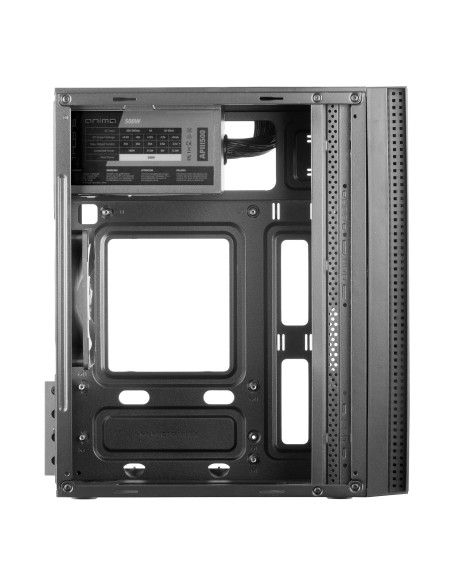 Tacens Anima ACX500, Caja Mini Torre Micro ATX, Ventilador 12cm, Fuente Alimentación 500W, USB 3.0, Negro