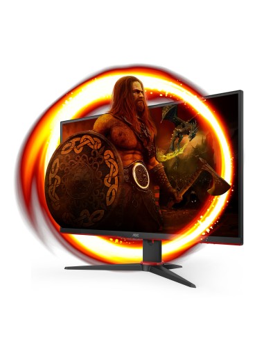 AOC G2 Q27G2E BK pantalla para PC 68,6 cm (27") 2560 x 1440 Pixeles Quad HD Negro, Rojo